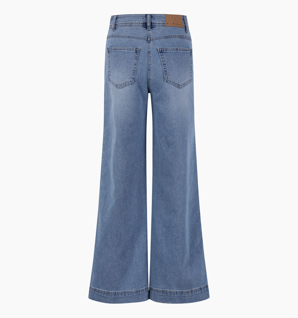 Blue A-line jeans - Palazzo - Blue | Sisley K image number 2